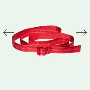 Off-White RED INDUSTRIAL BELT